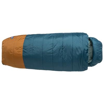 Big Agnes - Echo Park 0 - Kunstfaserschlafsack Gr Wide Long - 198 cm Zip: Dual Tapestry /Braun