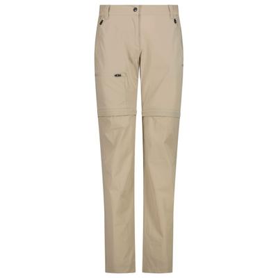 CMP - Women's 4-Way Stretch Zip Off Pant - Zip-Off-Hose Gr 36 beige Image