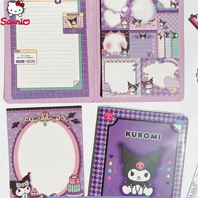 TEMU A5 Note Set - Choose From 6 Cute (kuromi, Hello Kitty, My Melody, Cinnamoroll, Pompompurin, ) - & Strong Adhesive Memo Pad, Gifts & Christmas