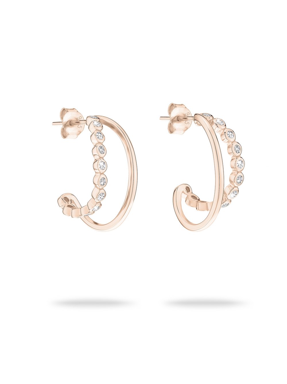 Tamaris Ohrringe Tiny Glimmer Damen roségold, ONE SIZE Image