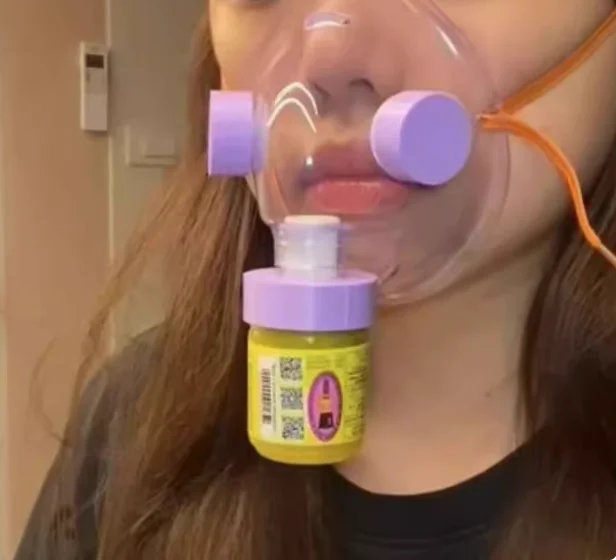 Thai Herbal Inhalant Accessories Thai Original Licorice Mint Refreshing Mask Image