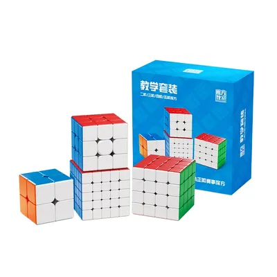 [Picube] MoYu Cubes MeiLong 2345 Geschenkbox Profissional Magic Cube 2x2 3x3 4x4 5x5 Speed Cube Puzzle Cubo Magico Lernspielzeug Image