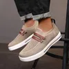 Neue Mode Männer Casual Schuhe Leichte Atmungsaktive Outdoor-Walking Sport Schuhe Fahren Schuhe Männer Flache Leinwand Schuhe Große Größe