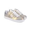 Sneaker DC SHOES "Manteca 4 LX", Gr. 10(42), gold (light gold), Obermaterial: Leder (Kuh) / Futter: Textil / Außensohle: Gummi, Schuhe