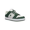 Sneaker DC SHOES "Manteca Se", Gr. 6(38), weiß, grau, grün, 53.02% Leder, 46.98% Synthetikmaterial, Schuhe