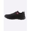 Sneaker KANGAROOS, Damen, Gr. 40, schwarz, Mesh, Mesh, sportlich, Schuhe
