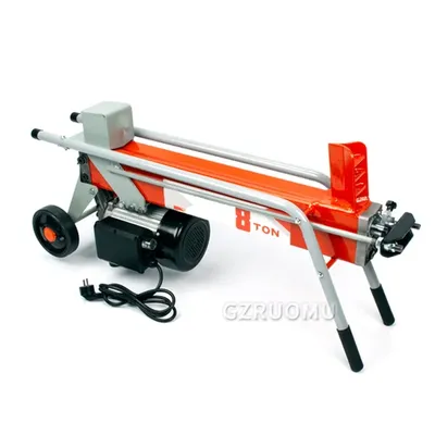 Log Splitter 8 Ton Wood Splitter Electric Powered 220V With Hydraulic Ram Electric Firewood