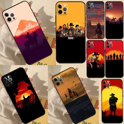 Red Dead Redemption 2 Case For iPhone 11 12 13 14 15 16 Pro Max Cover For iPhone 13 12 Mini XR X XS