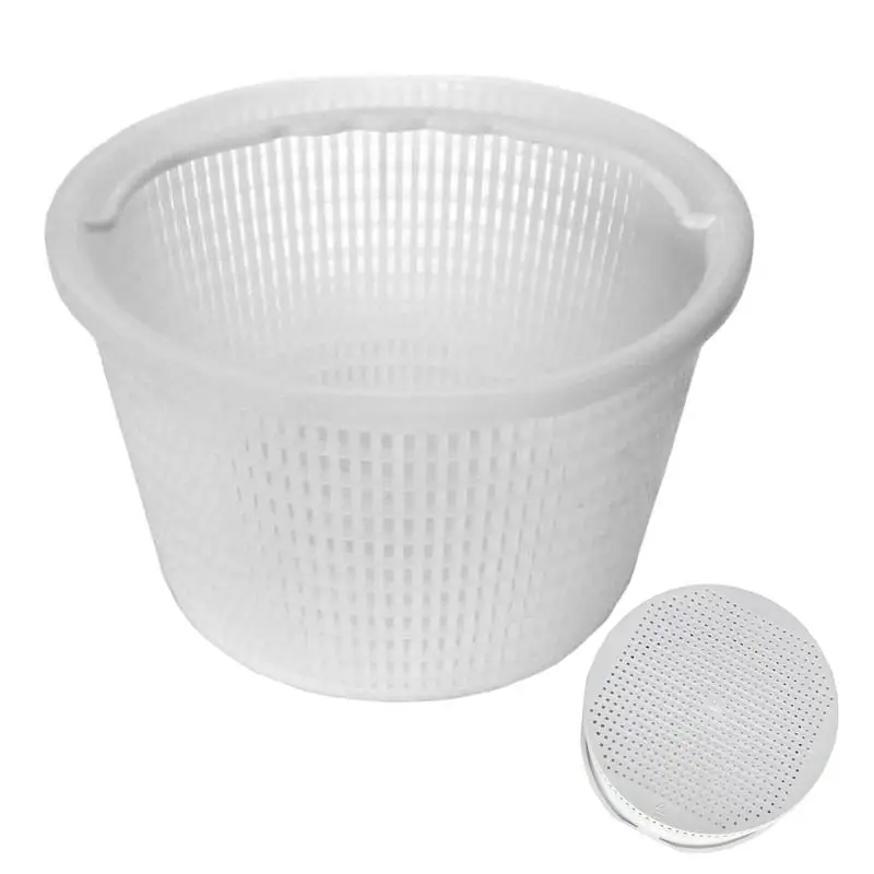 Mir filtrant d'écumoire de piscine avec poignée, enlèvement des feuilles, panier d'écumoire de piscine hors sol, remplacement des accessoires de piscine
