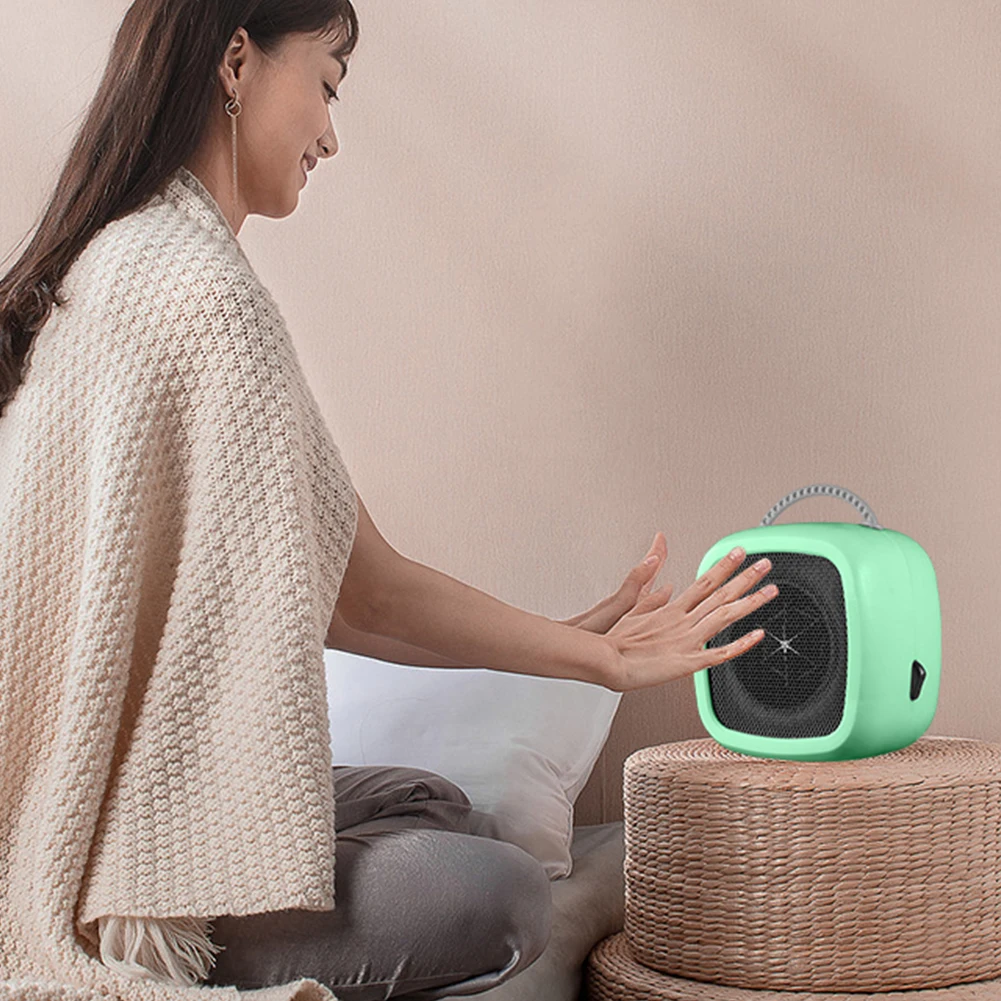 Mini radiateur soufflant de bureau avec poignée, chauffage portable, souffleur d