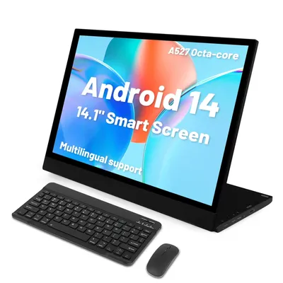 D10 14.1" Android 14 Tablet IPS Full HD Screen Octa-core Processor 4GB RAM 64GB ROM 128GB Expand