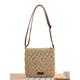 borsa a tracolla in paglia intrecciata a mano per donna – borsa a tracolla in rattan boho con tracolla regolabile, borsa da spiaggia estiva leggera per vacanze, viaggi e uscite informali verde militare marrone cachi