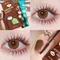 Slimming and Volume Mascara Set - Brown and Black Mascara Set,Waterproof and Long-Lasting Curl Non-smudge Eyelash Makeup Mascara