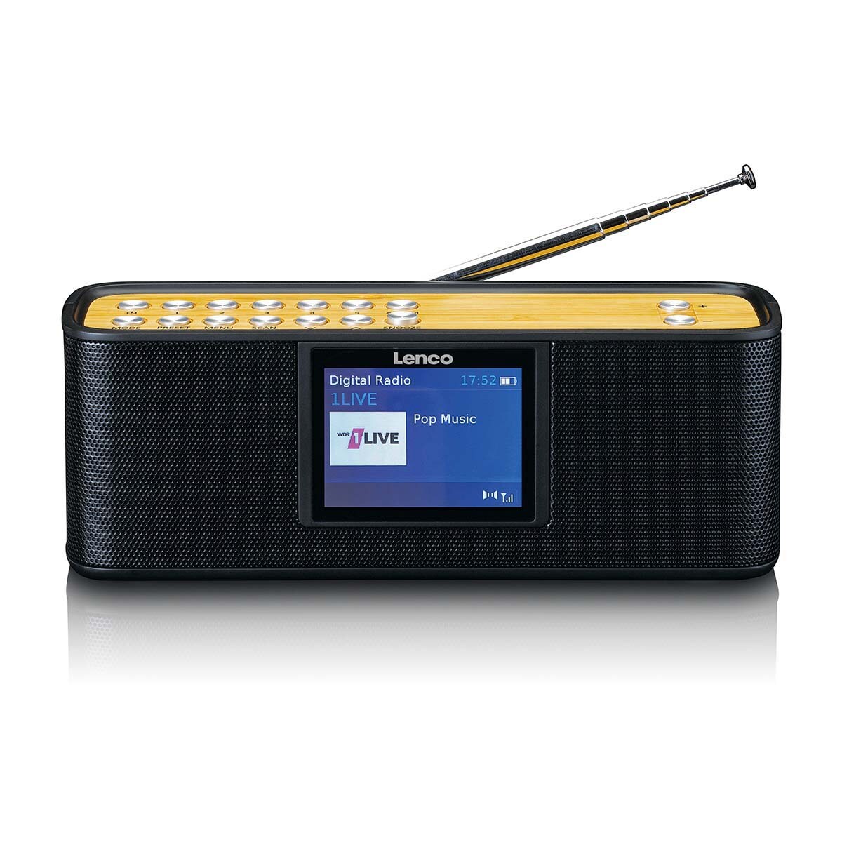 Lenco PDR-045BK - DAB+-Radio mit Bluetooth® 5.0, Schwarz Image
