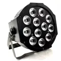 NUOVO 12X18W Led Par Light RGBWAUV DJ controllo Luci da discoteca Attrezzatura 8 canali Dmx 512 LedStage Lighting