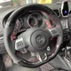 Coprivolante per auto fai da te in fibra di carbonio in pelle per Volkswagen Golf 6 GTI MK6 VW Polo