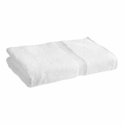 1888 Mills Magnificence 27" x 54" White 100% Pima Cotton Bath Towel 16 lb. - Sample