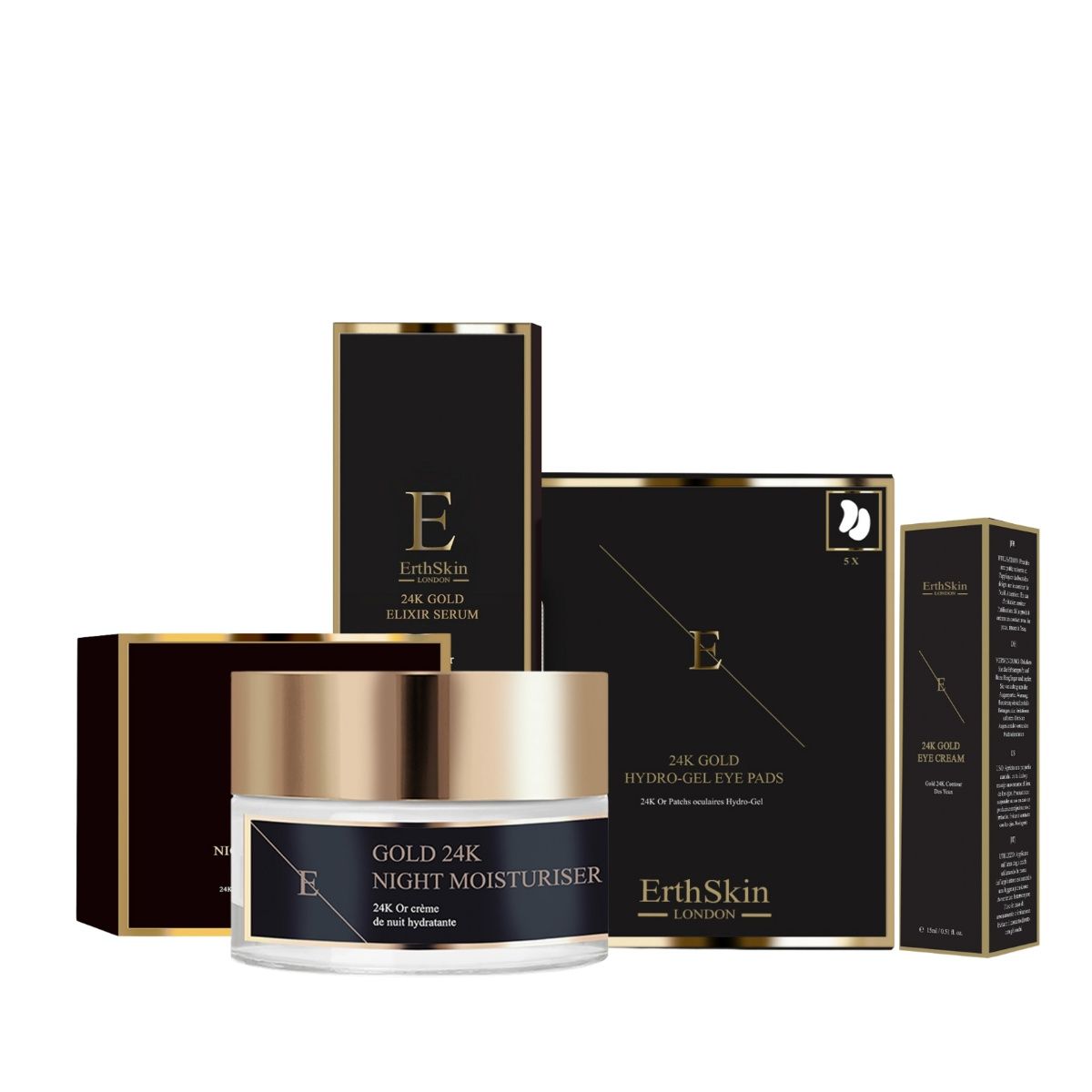 ErthSkin London SIERO ELISIR ANTIRUGHE + Notte+ CREMA SOTTO OCCHI COLL