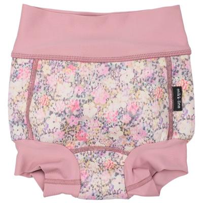 Mikk-Line - Kid's Baby Swim Pant Frill Recycled AOP - Badehose Gr 6-12 Months rosa Image