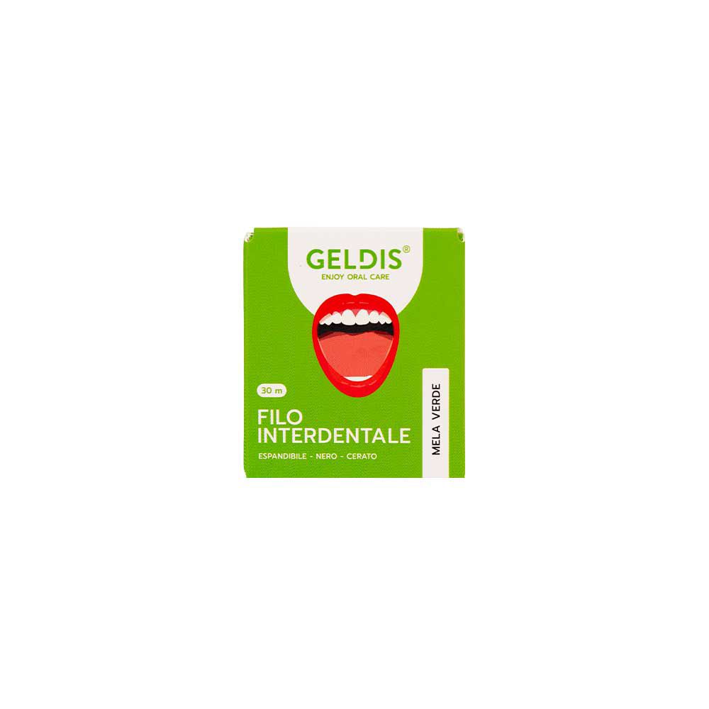 Filo Interdentale Geldis – Mela Verde 1 pz interdentale