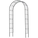 Maison Chic - Arche de jardin Voûte de jardin en métal noir Nature 6040802 30933