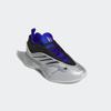 Basketballschuh ADIDAS PERFORMANCE "DAME 9", Gr. 40, silber metallic, core schwarz, lucid blau, Textil, Synthetik, sportlich, Schuhe
