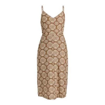 Sommerkleid ROXY "Island Glow", Damen, Gr. XL, US-Größen, portobella tropical tile, 60% Baumwolle, 40% Viskose, Langarm, Kleider Image