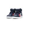Sneaker HUMMEL "SLIMMER STADIL LEATHER HIGH JR", Gr. 26, blau (dunkelblau), Leder, sportlich, Schuhe