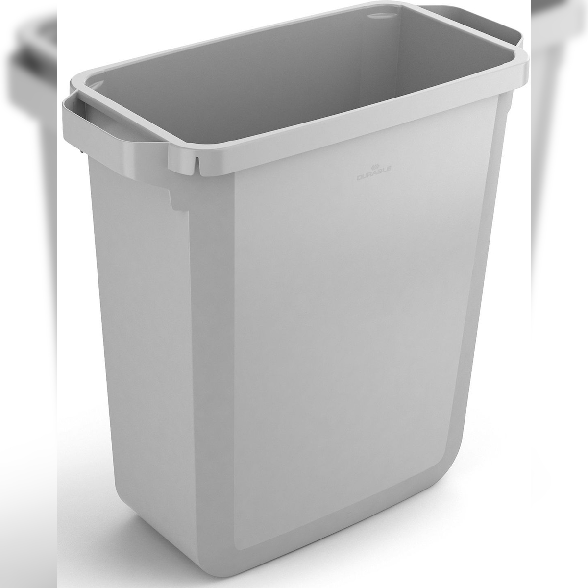 Durable Abfallbehälter Durabin Eco Kunststoff recycelt rechteckig 60l grau Packung mit 6 Stück Image
