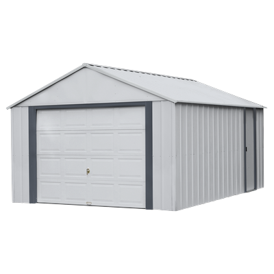 Arrow Murryhill Garage Set In Flute Grey, 12 x 17 ft.