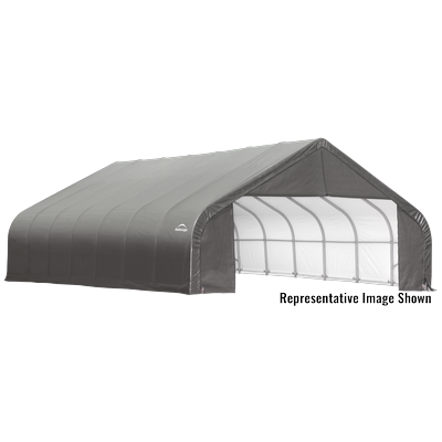 Shelterlogic Sheltercoat Garage, Extra-Wide, Peaked Style (All Options), 28 x 20 x 20 ft. / Grey