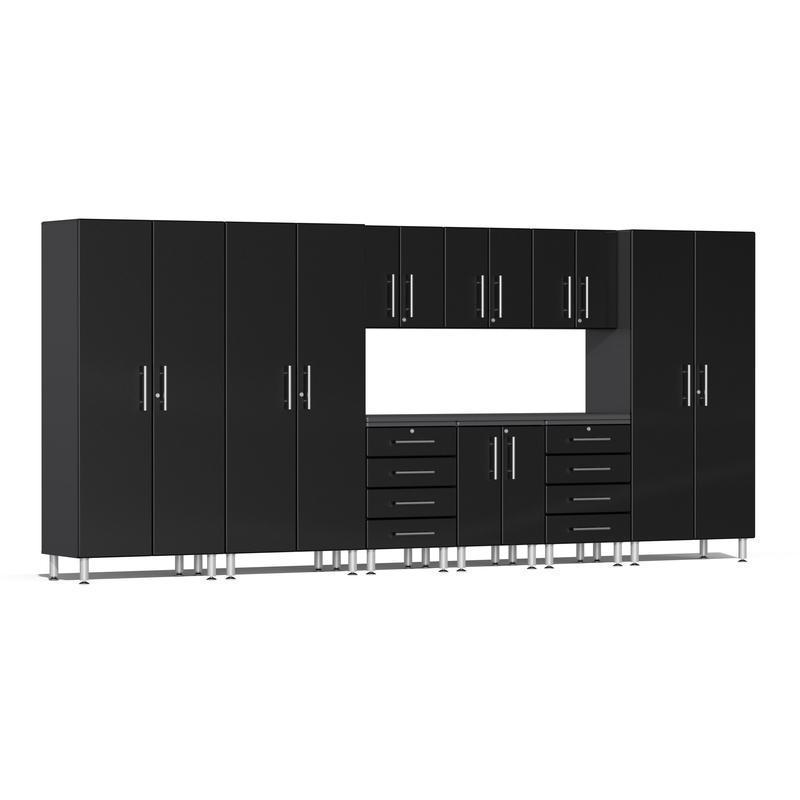Ulti-MATE Garage Cabinets 10-Piece Workbench Set, Midnight Black