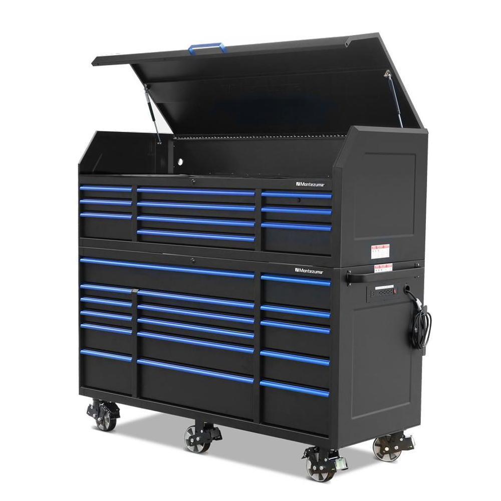 Montezuma 72 x 30 26-Drawer Steel Tool Chest And Cabinet Combo