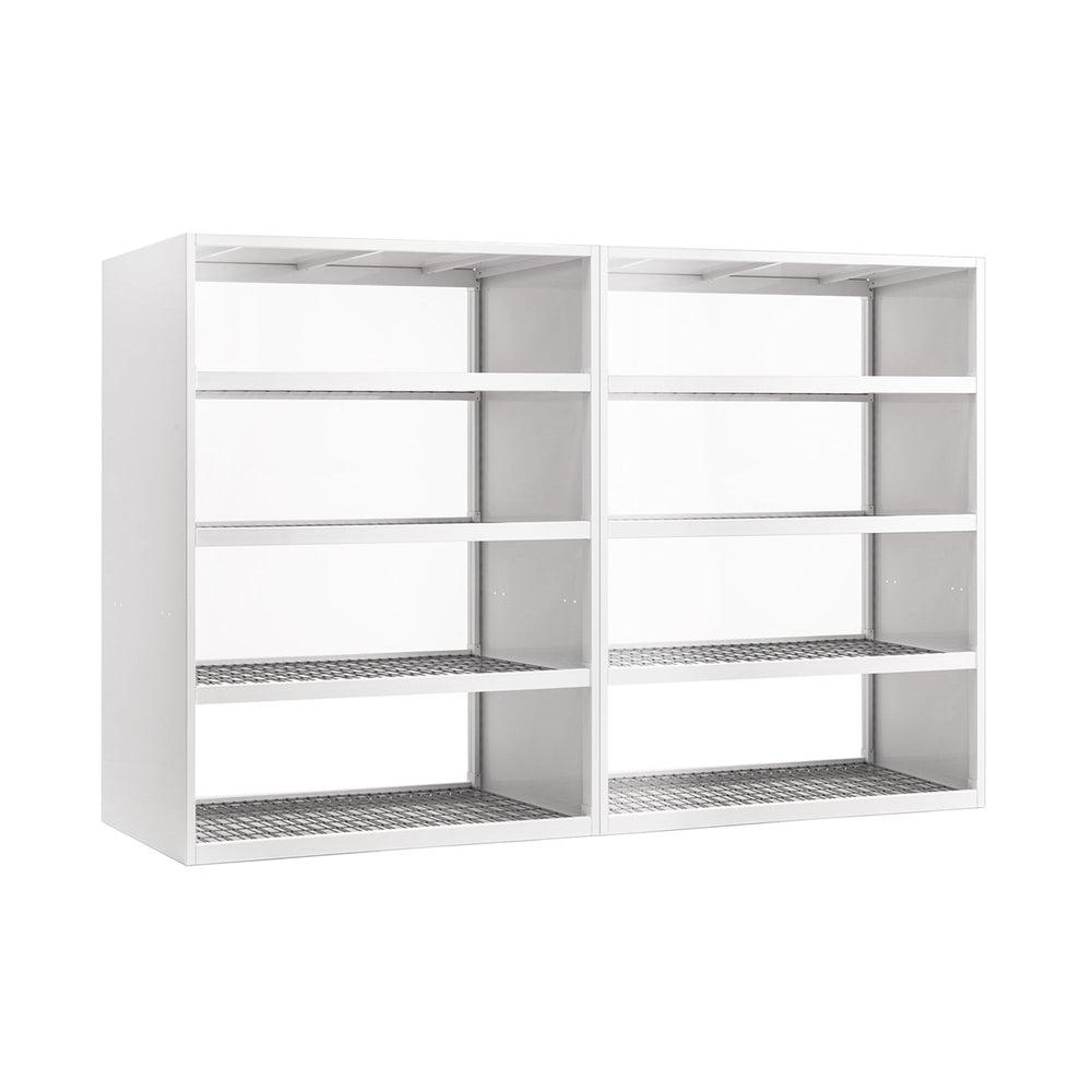 Newage Products Pro 3.0 Series 2-Piece 72 Wall Rack, White