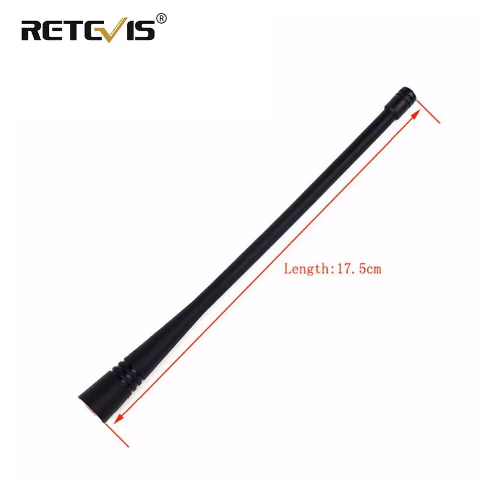 Retevis Original RT1 UHF 400–520 MHz Antenne mit SMA-M-Anschluss für Yaesu TYT RETEVIS RT3 RT1 Baofeng UV-3R TONGFA J9106F Image