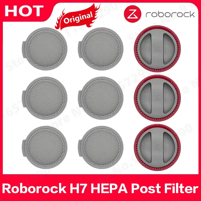 Original Roborock H7 HEPA Post Filter Ersatzteile Handheld Cordless Staubsauger Ersatz Kehrmaschine Staub Taschen Zubehör Image
