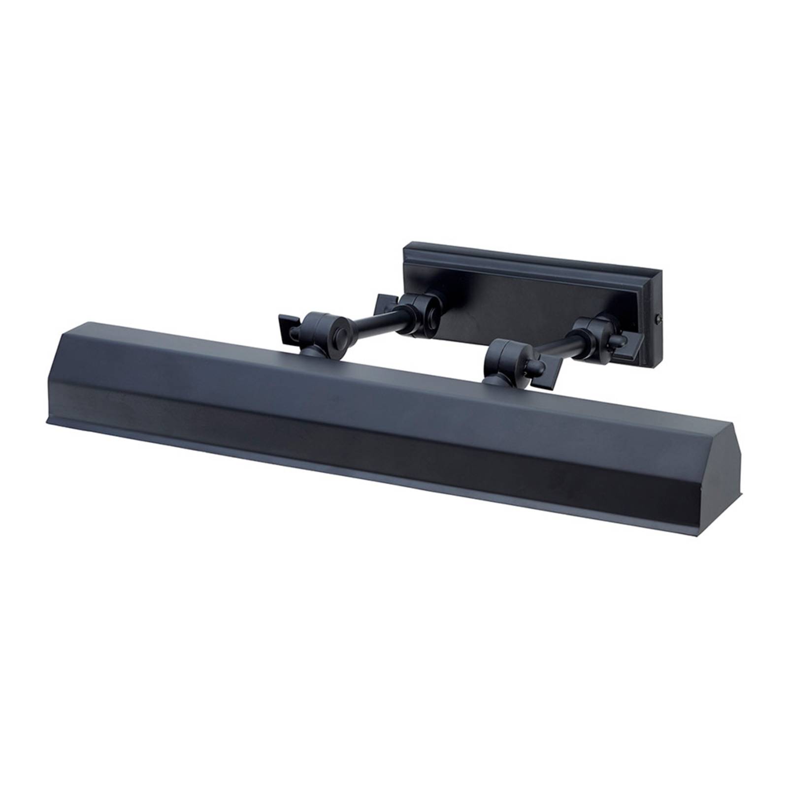 Elstead Bilderleuchte Chawton, schwarz, 40,2 cm dimmbar, schwarz, für Wohn- / Esszimmer, Metall, Antik, Wandleuchte, Wandlampe Innen