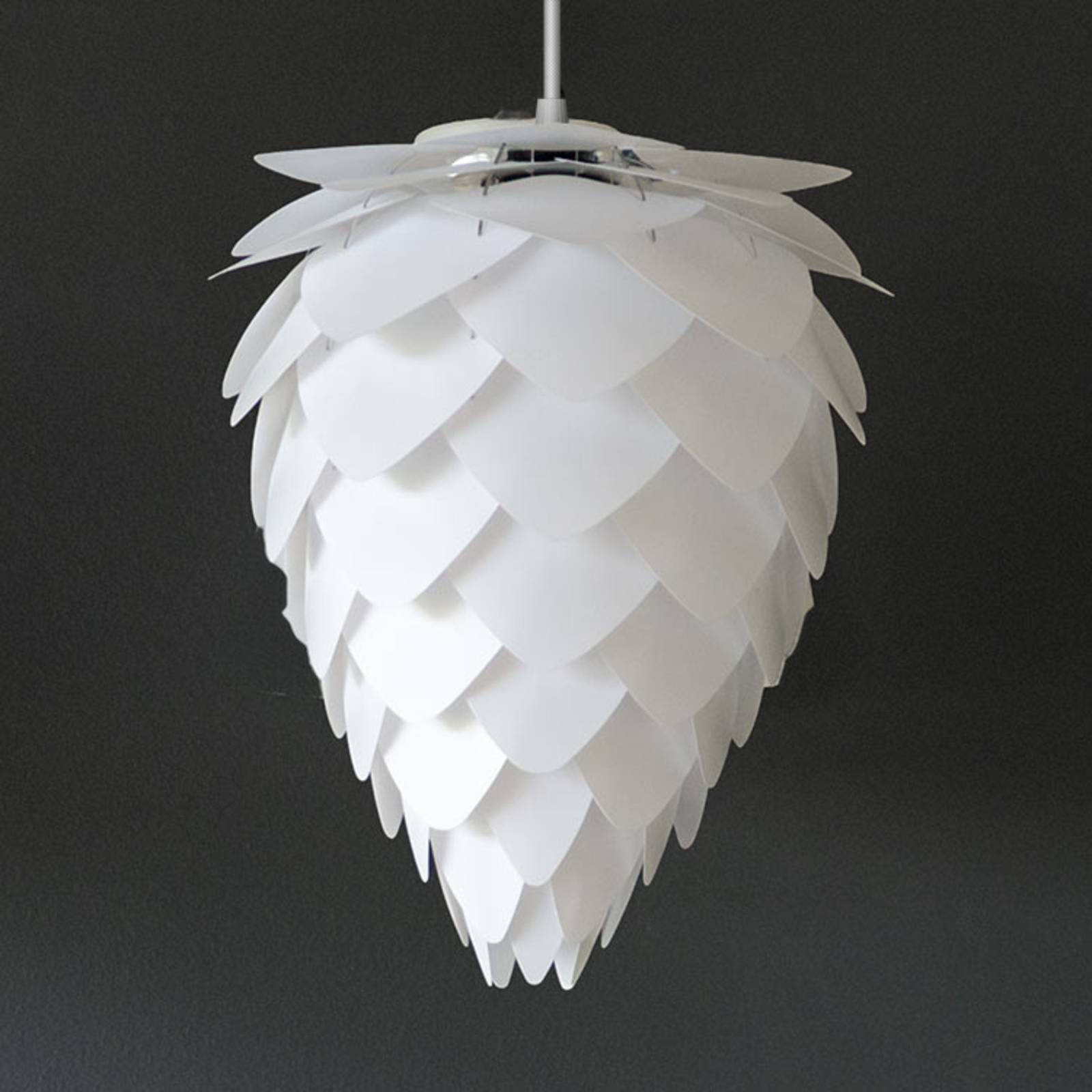 UMAGE Design Hängelampe Conia, dimmbar, weiß / opal, für Wohn- / Esszimmer, Kunststoff, Design, Pendelleuchte