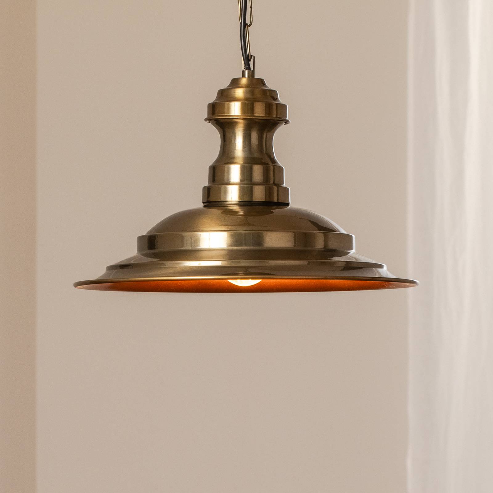 Hängelampe Sivani MR-637 Opviq, dimmbar, bronze / altmessing, für Wohn- / Esszimmer, Metall, Vintage, Pendelleuchte