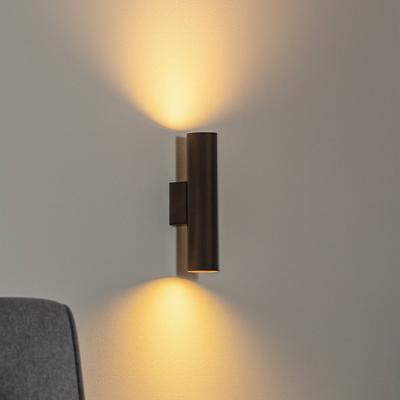 Wandlampe Cerro Argon, dimmbar, schwarz, für Wohn- / Esszimmer, Metall, Modern, Wandleuchte, Wandlampe Innen Image