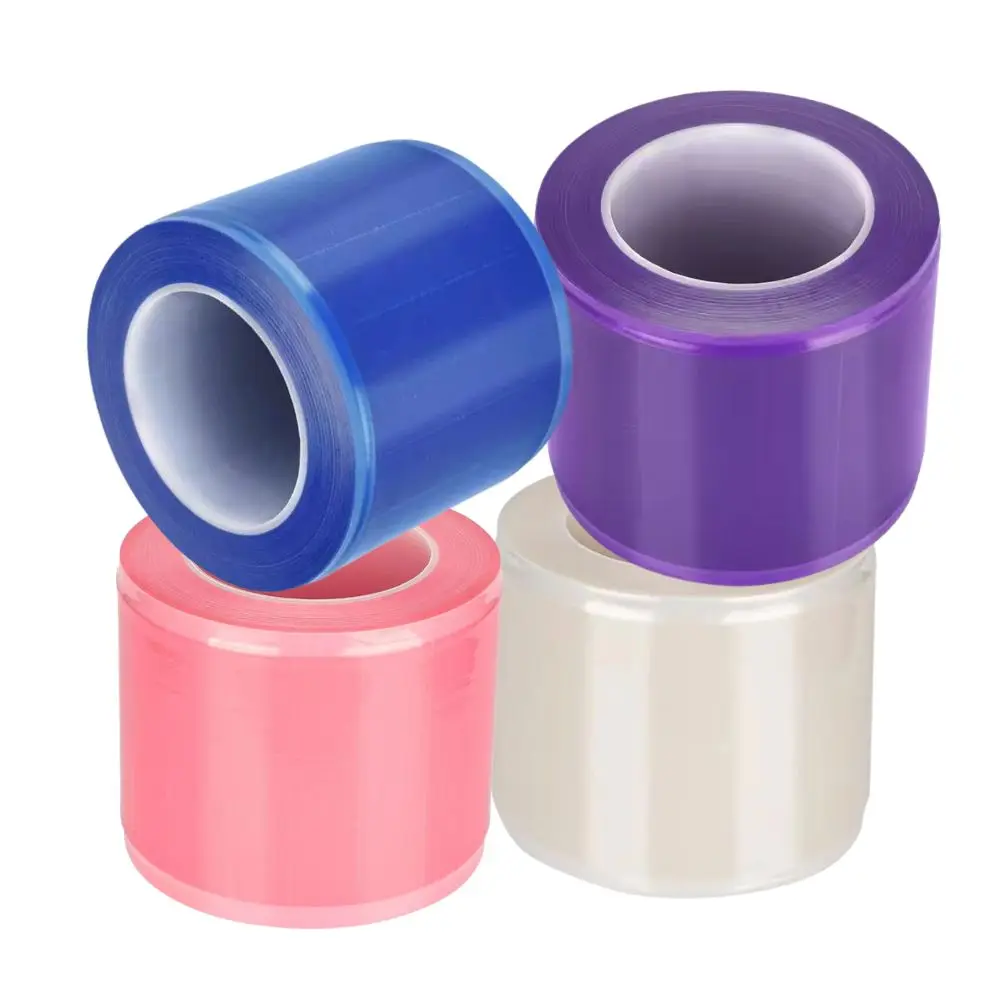 Einweg-Zahnbarrierefolienrolle, 1200 Stück, wasserdicht, Antifouling, Tattoo-Schutzhülle, transparente Wrap, medizinische Qualität Image