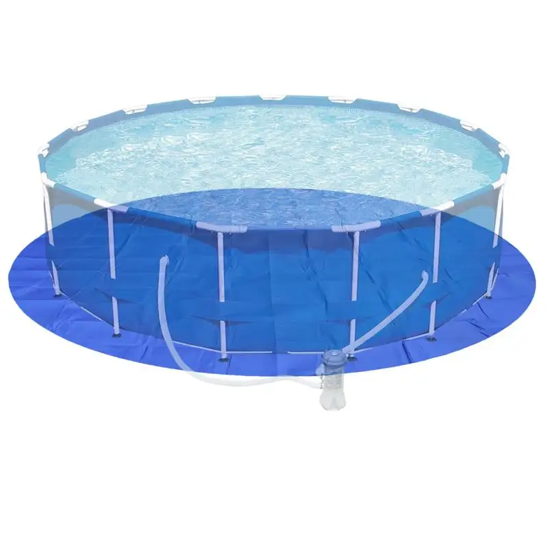 Tapis de revêtement de piscine étanche, bâche de piscine, optique, gril au sol, extérieur, pliable, polymères de piscine pour sol sous