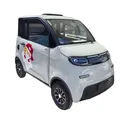 auto a due porte, quattro posti, senza licenza, mini auto elettrica chiusa per adulti a quattro ruote da 45 km/h
