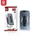 Vetro temperato HD 8K per iPhone 16 15 14 13Pro Max Protezione schermo privacy opaca con copertura dello strumento di facile installazione a prova di polvere