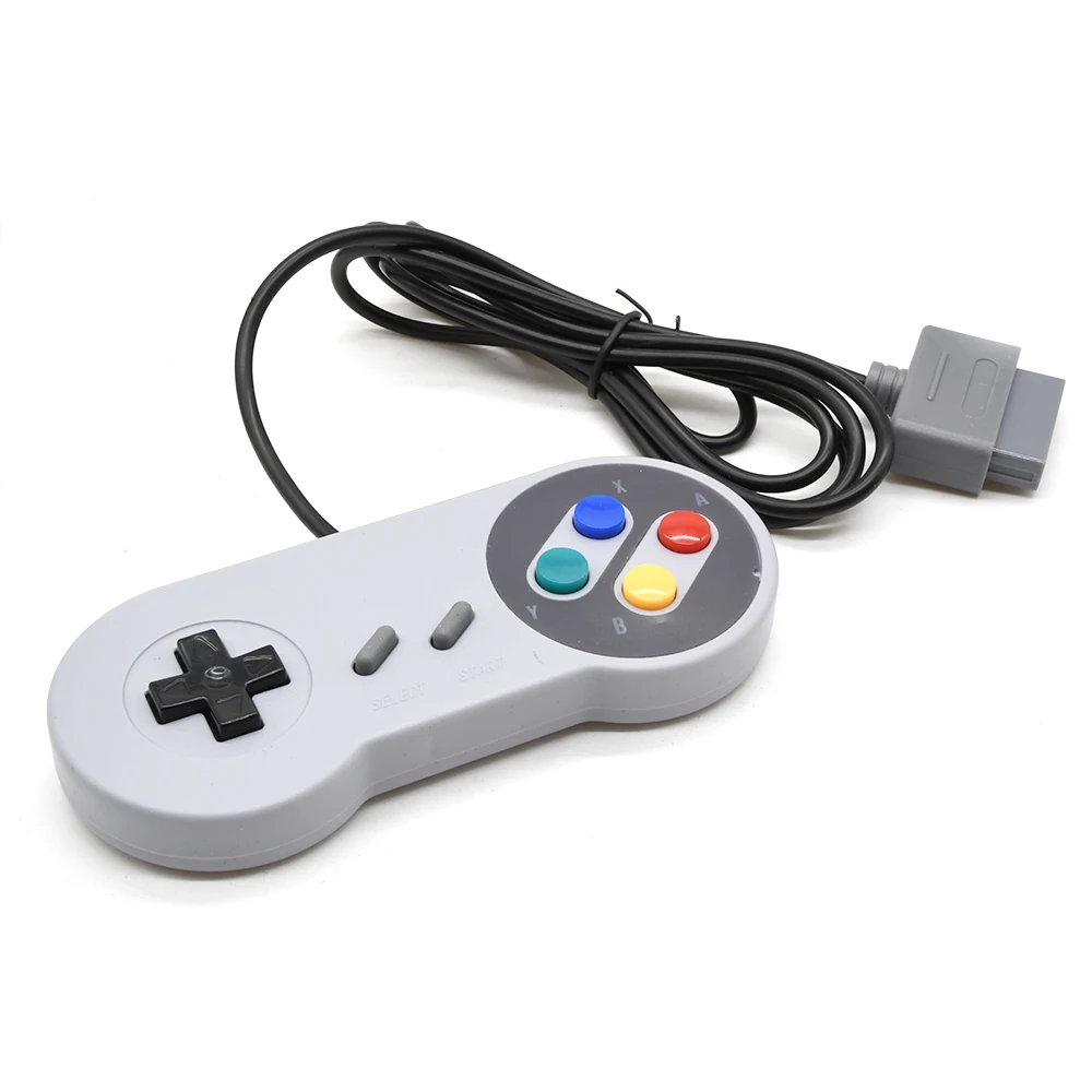 Contrôleur SNES/SFC, manette de jeu filaire classique, système de divertissement rétro 16 bits, Console de jeu vidéo, accessoires Joypad