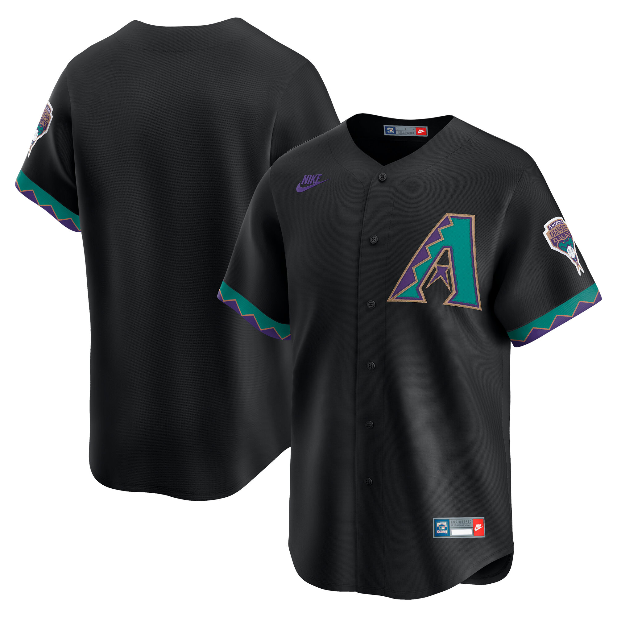 Arizona Diamondbacks Nike Cooperstown 1988-06-Trikot – Herren Image