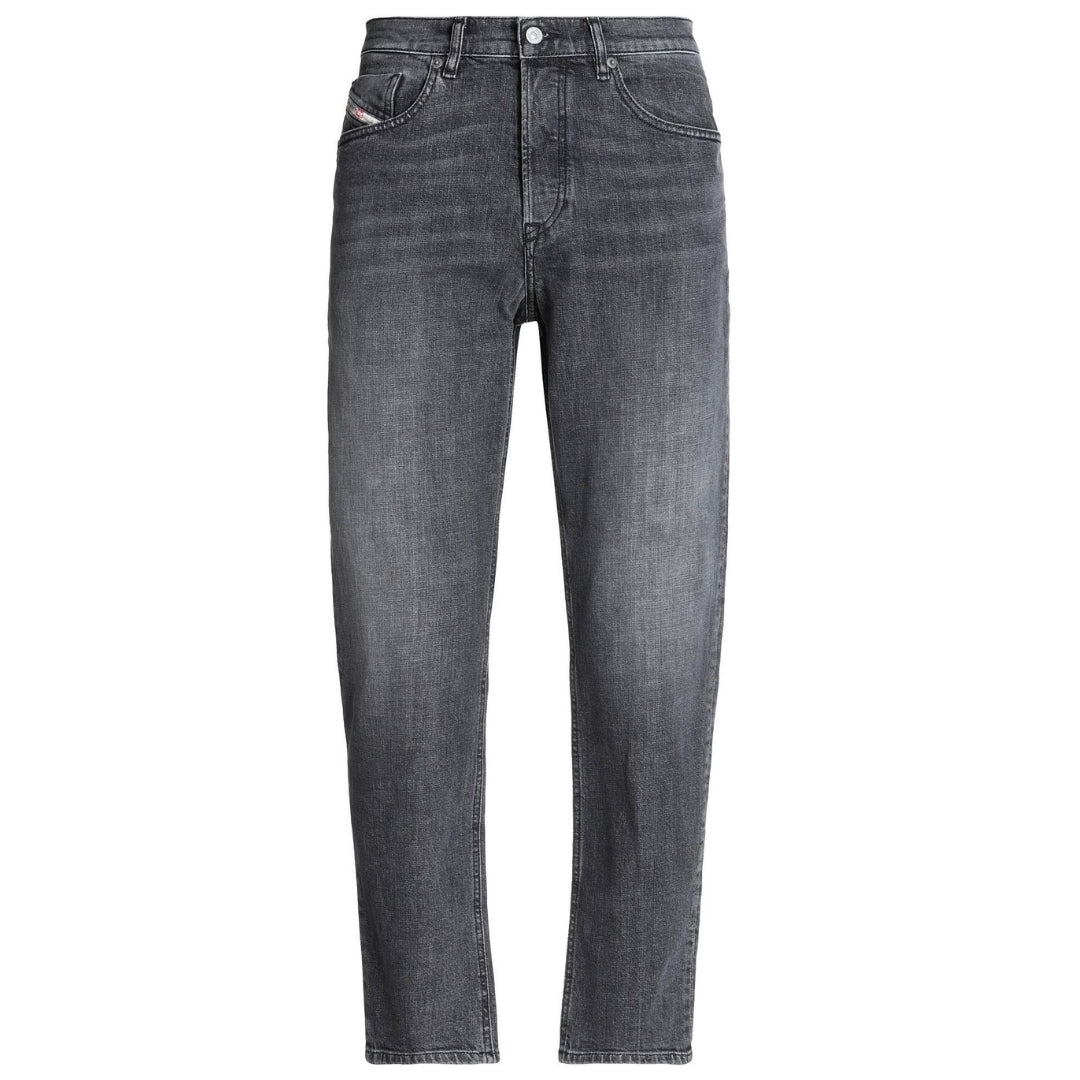 Diesel Mens D-fining Tapered Fit Grey Wash Denim Jeans Cotton - Size 28W/30L | Diesel Sale | Discount Designer Brands