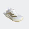 Laufschuh ADIDAS PERFORMANCE "DURAMO SL 2", Gr. 40,5, cloud weiß, gold metallic, orange tint, Textil, Synthetik, sportlich, Schuhe
