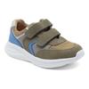 Sneaker BISGAARD "yuki Weite: normal", Kinder, Gr. 32, grün (pistachio), Textil, Leder, colorblocking, sportlich, Schuhe, Freizeitschuh mit Lederfutter, Größenschablone zum Download