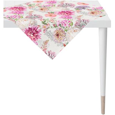 Mitteldecke APELT "6748", rosa (rosé), B:88cm L:88cm, Baumwolle, Polyester, Tischdecken Image